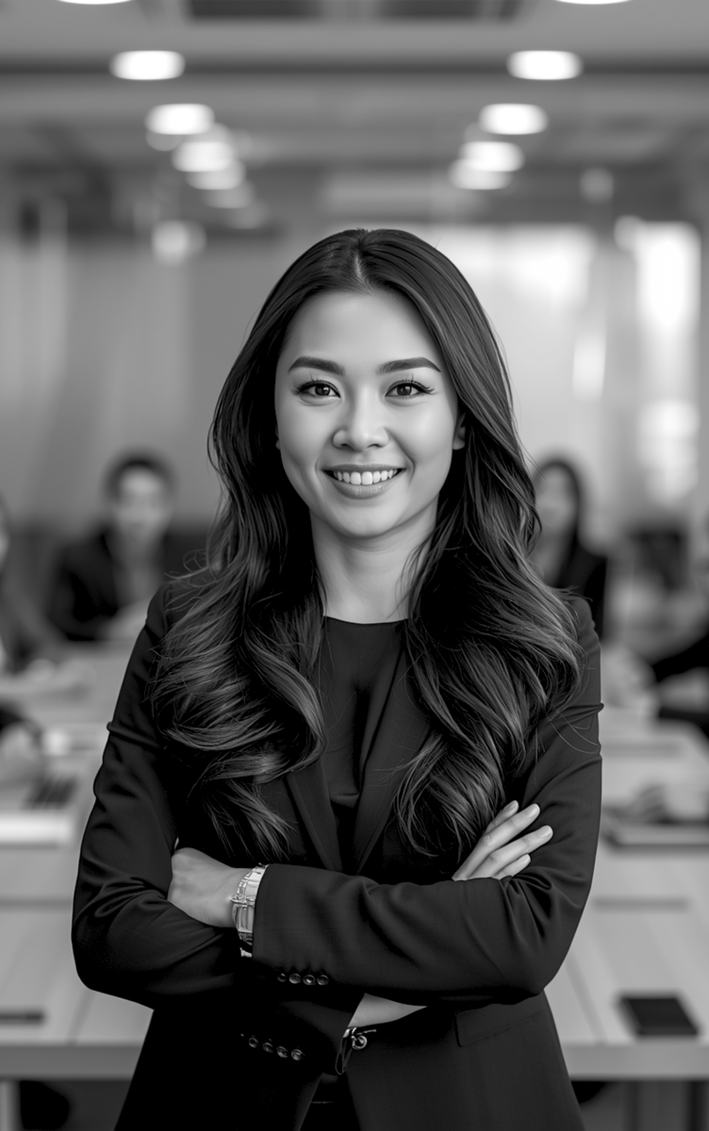 Rachel Chen leading her team