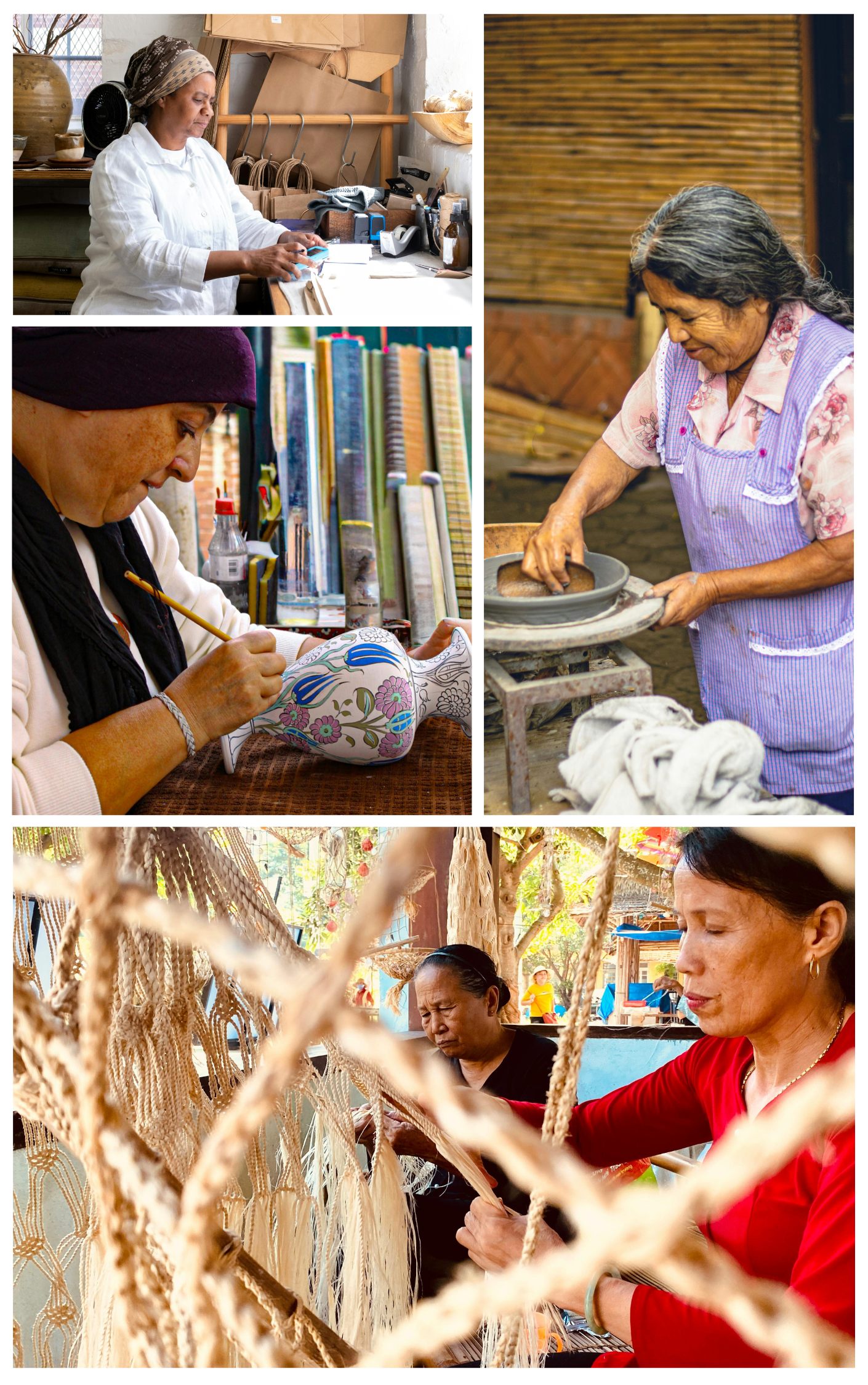 Artisan community working together